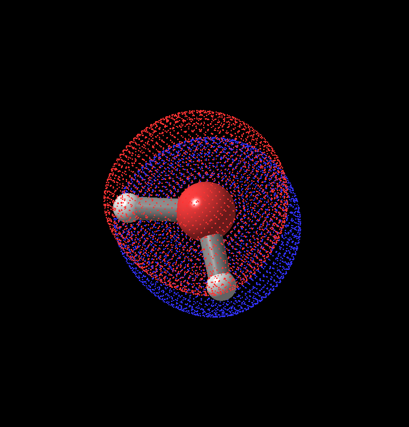 水分子のHOMO